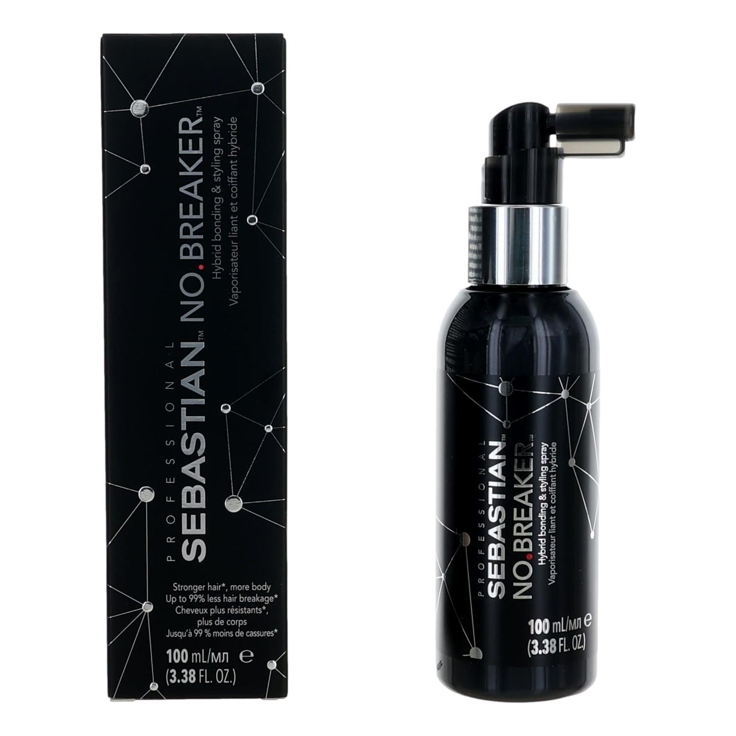 Sebastian No Breaker by Sebastian, 3.38oz Hybrid bonding & Styling Spray by Sebastian