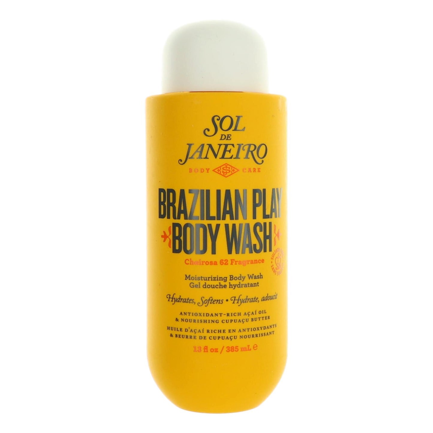 Brazilian Play Cheirosa 62 by Sol de Janeiro, 13 oz Body Wash by Sol De Janeiro