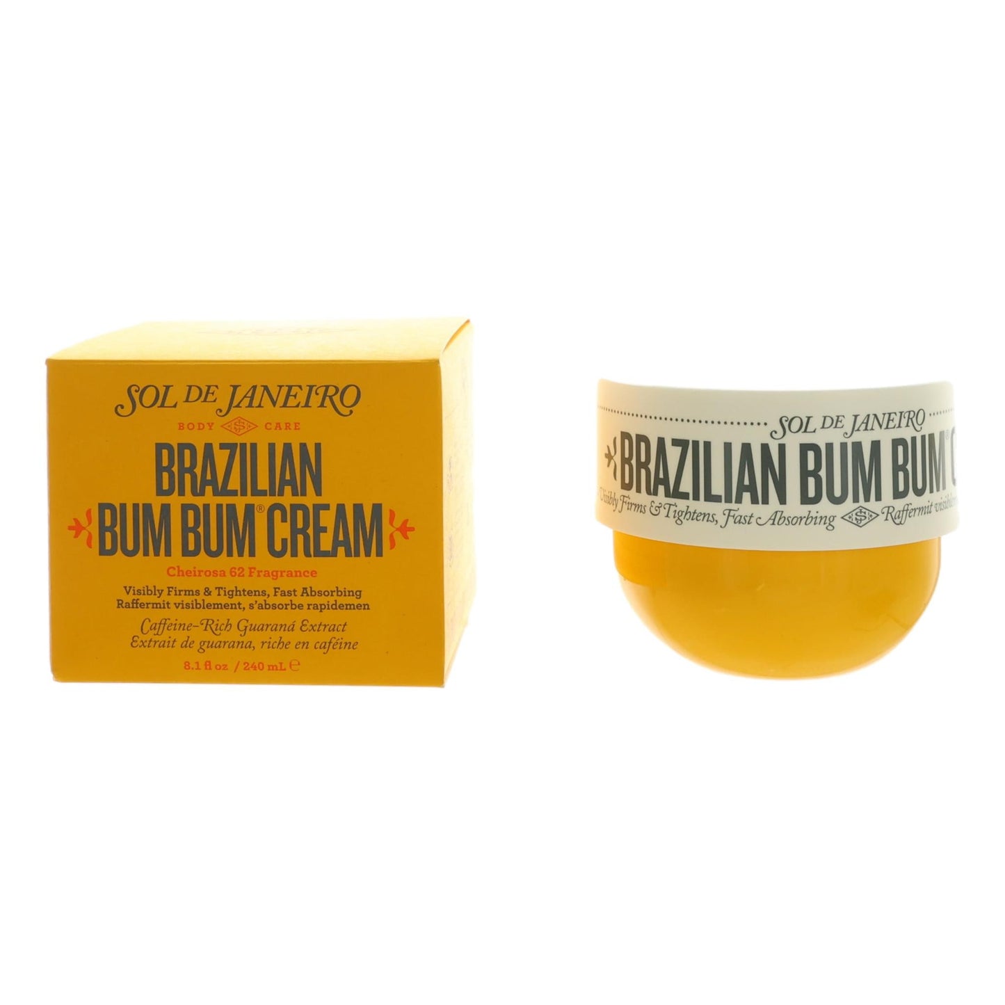 Brazilian Bum Bum Cream by Sol De Janeiro, 8 oz Body Cream by Sol De Janeiro