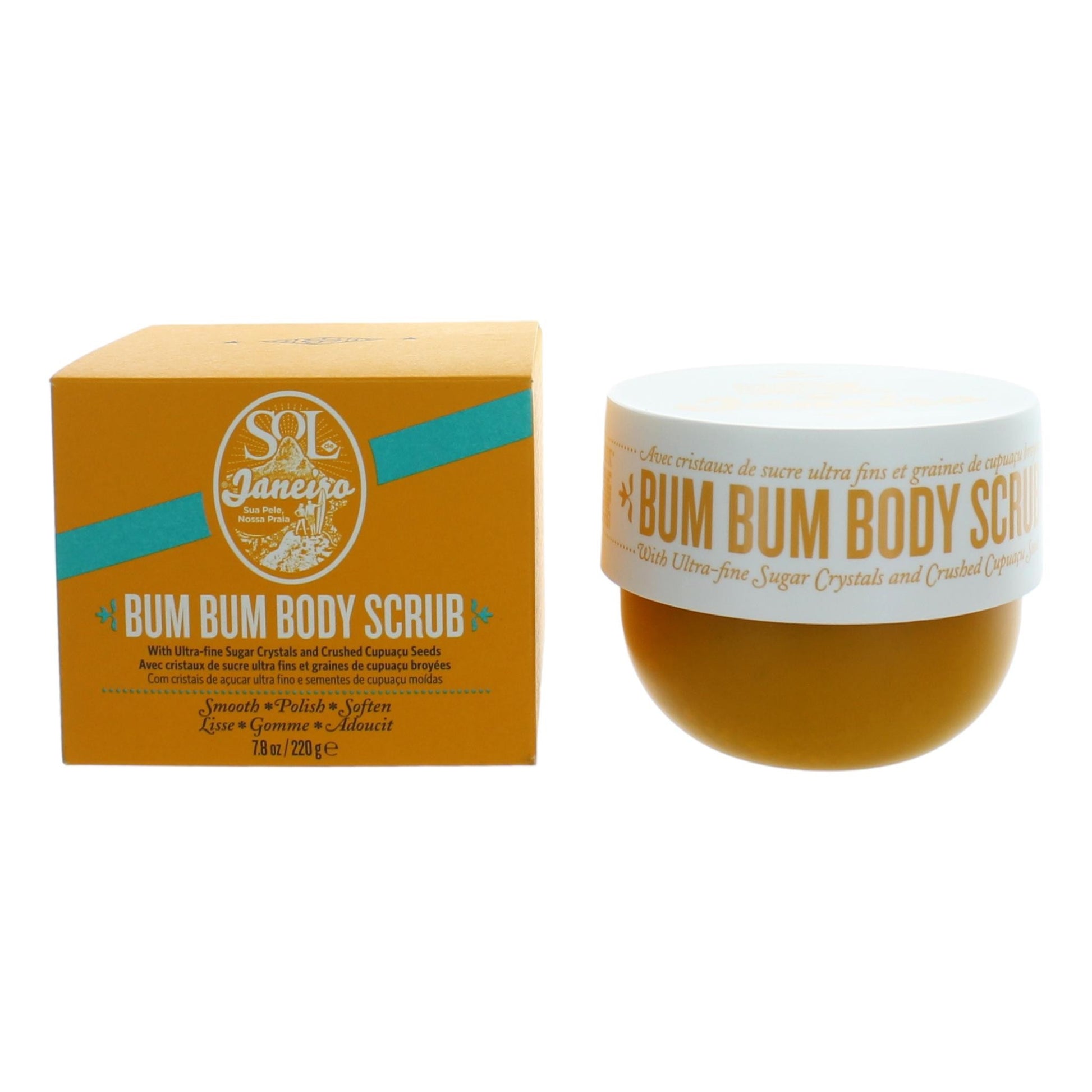 Bum Bum Body Scrub by Sol De Janeiro, 7.8 oz Body Scrub by Sol De Janeiro