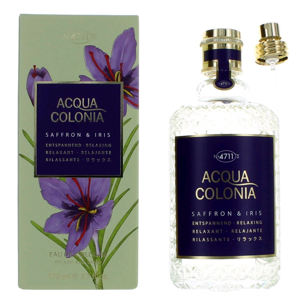Acqua Colonia Saffron & Iris by 4711, 5.7oz Eau De Cologne Spray women by 4711