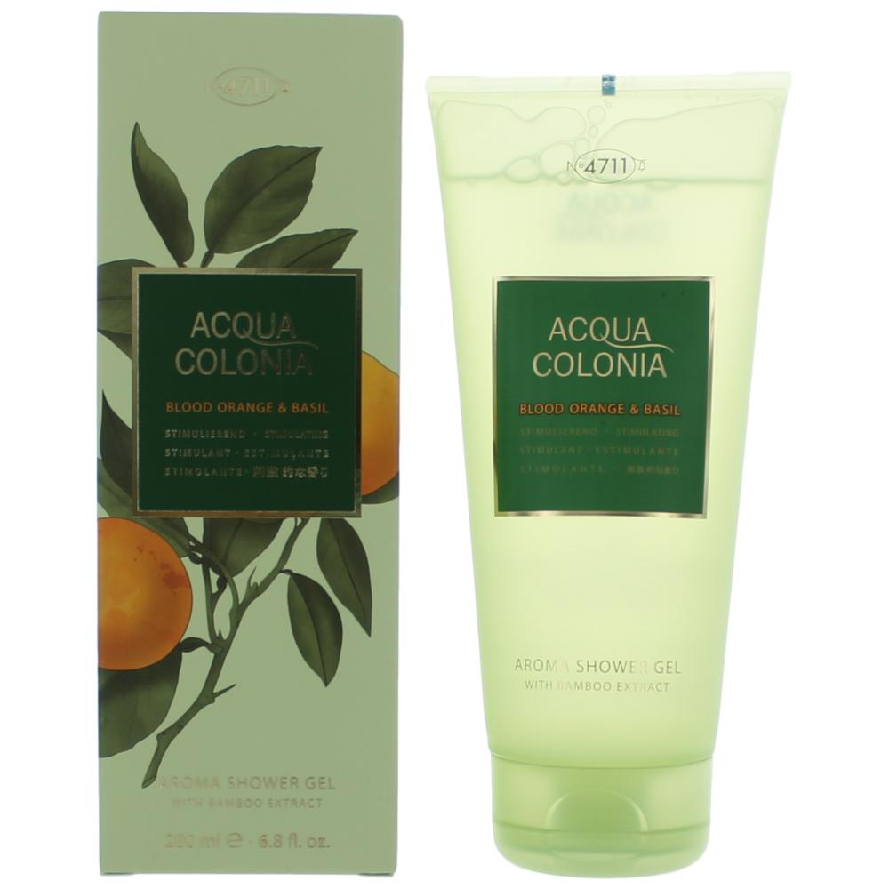 Acqua Colonia Blood Orange & Basil by 4711, 6.8oz Shower Gel for Unisex by 4711