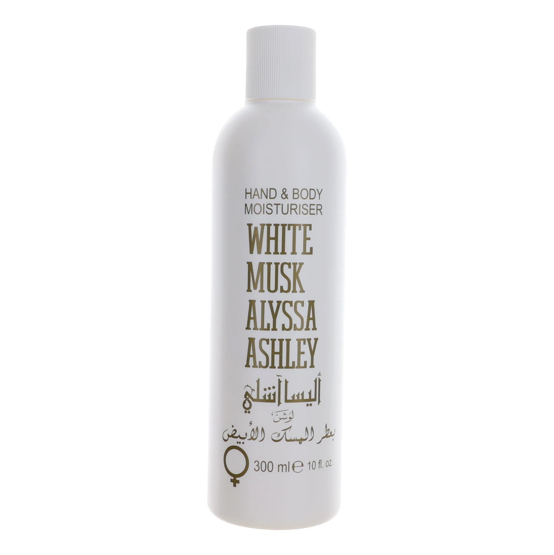 White Musk by Alyssa Ashley, 10 oz Hand & Body Moisturizer for Women by Alyssa Ashley