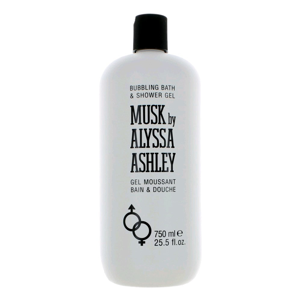 Musk by Alyssa Ashley, 25.5 oz Bubbling Bath & Shower Gel for Women by Alyssa Ashley