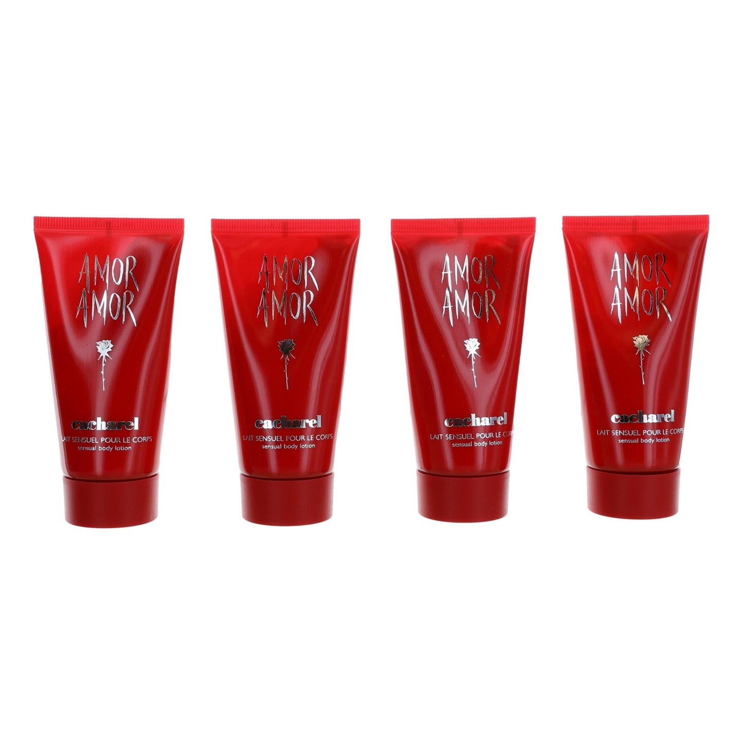 Amor Amor by Cacharel, 4 Piece 1.7oz Body Lotions (6.8oz total) women by Cacharel