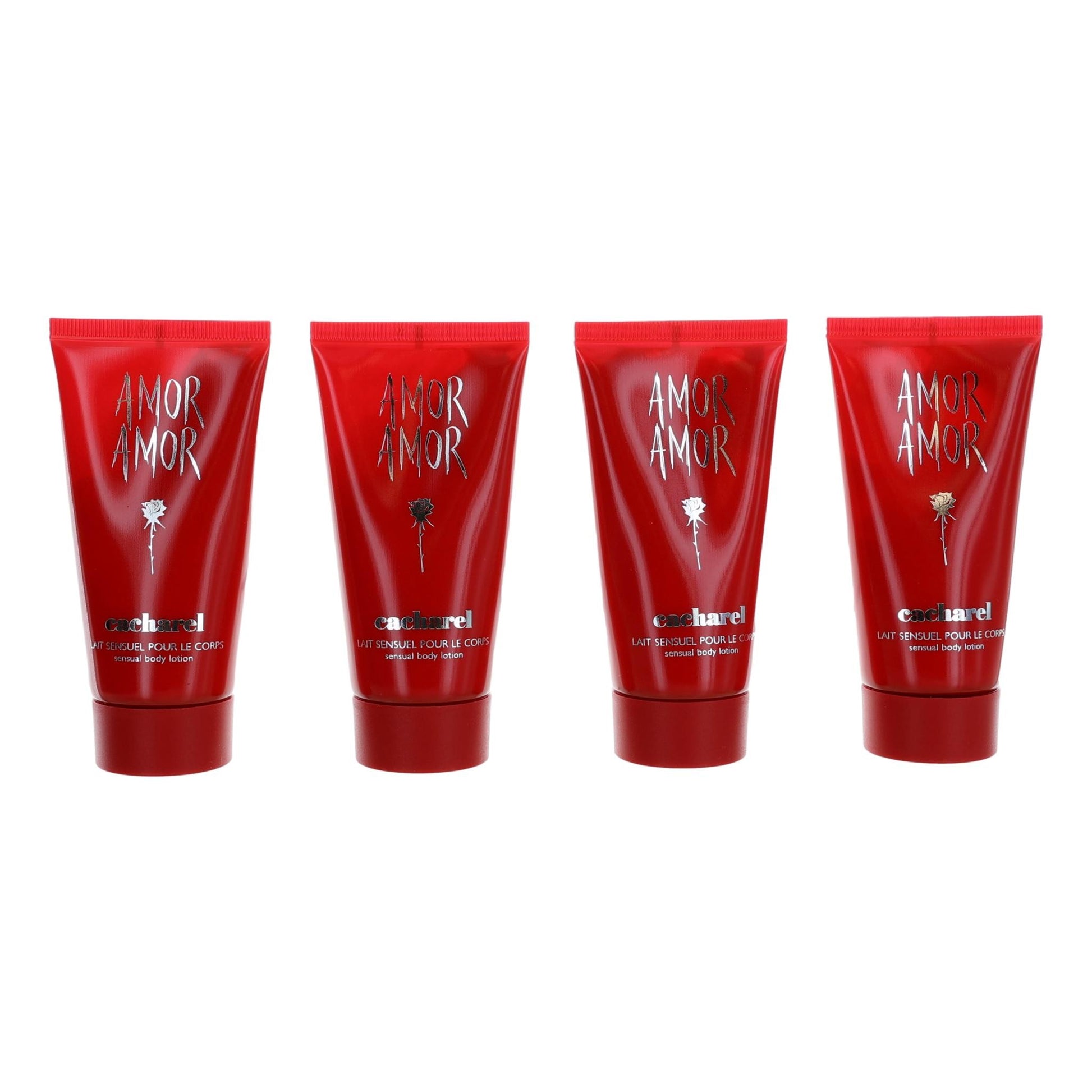 Amor Amor by Cacharel, 4 Piece 1.7oz Body Lotions (6.8oz total) women by Cacharel