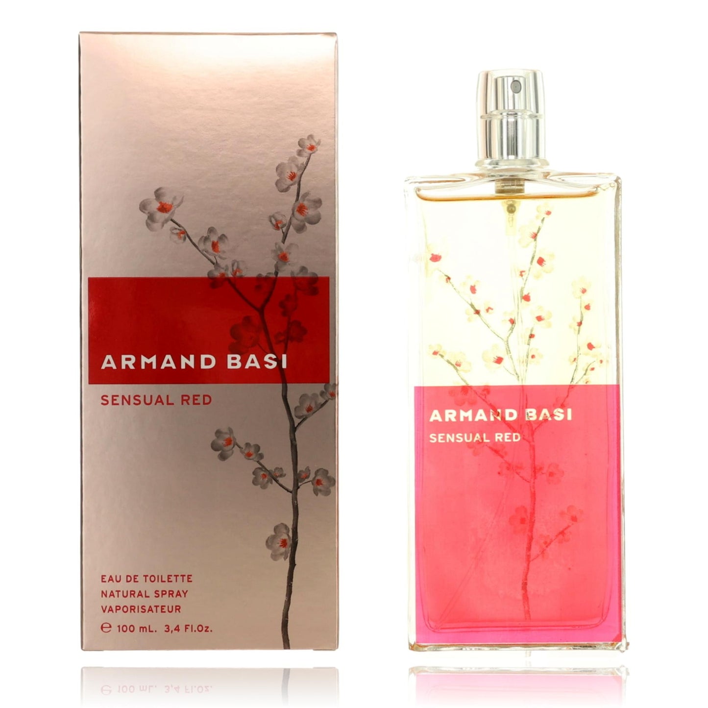 Armand Basi Sensual Red by Armand Basi, 3.4 oz EDT Spray for Women by Armand Basi