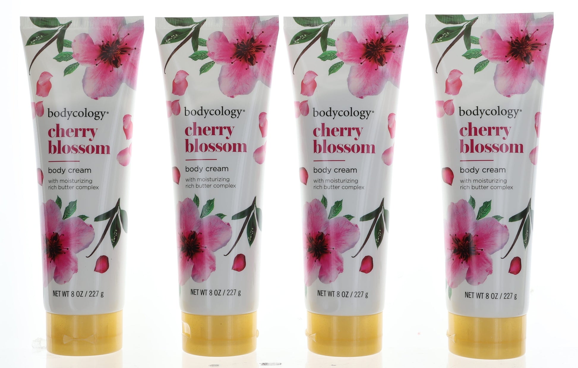 Cherry Blossom by Bodycology, 4 Pack 8oz Moisturizing Body Cream women by Bodycology