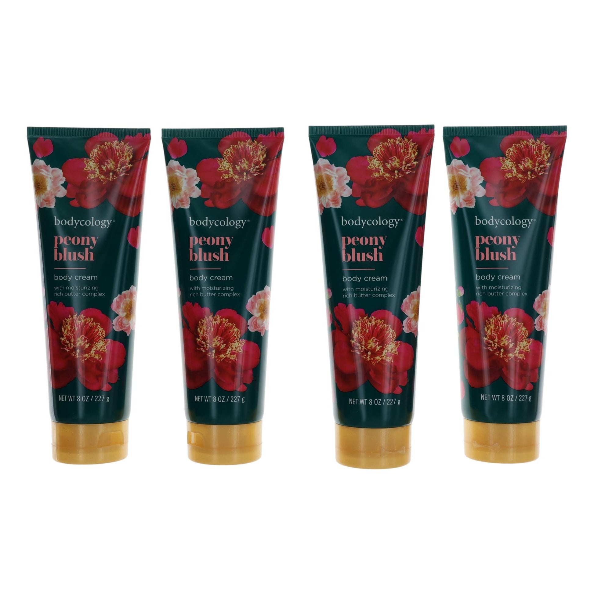 Peony Blush by Bodycology, 4 Pack 8oz Moisturizing Body Cream women by Bodycology