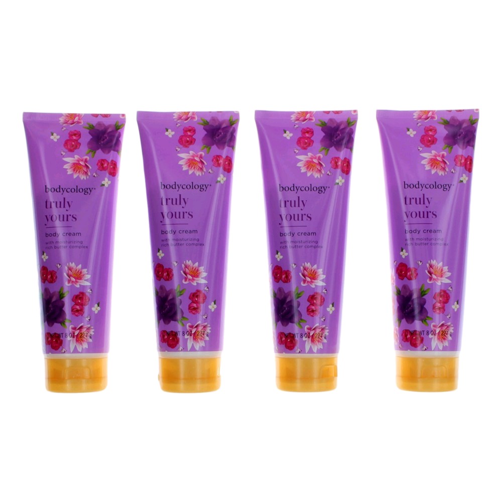 Truly Yours by Bodycology, 4 Pack 8oz Moisturizing Body Cream women by Bodycology