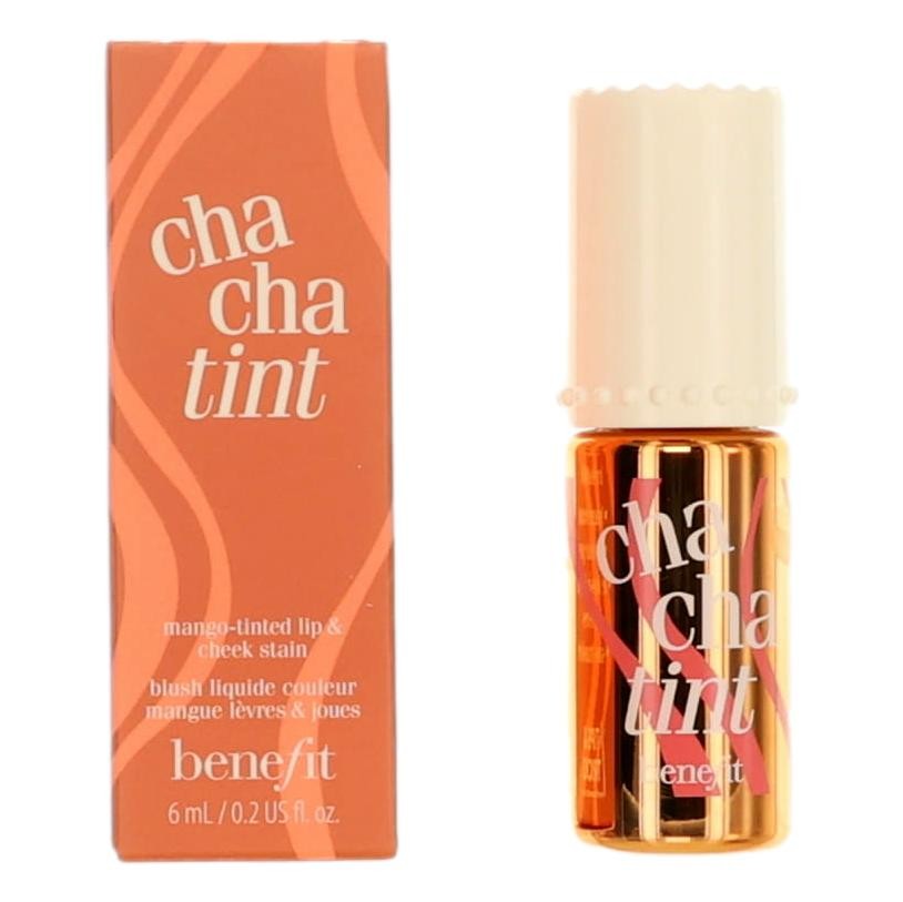 Cha Cha Tint by Benefit, 0.2 oz Mango-Tinted Lip & Cheek Stain by Benefit