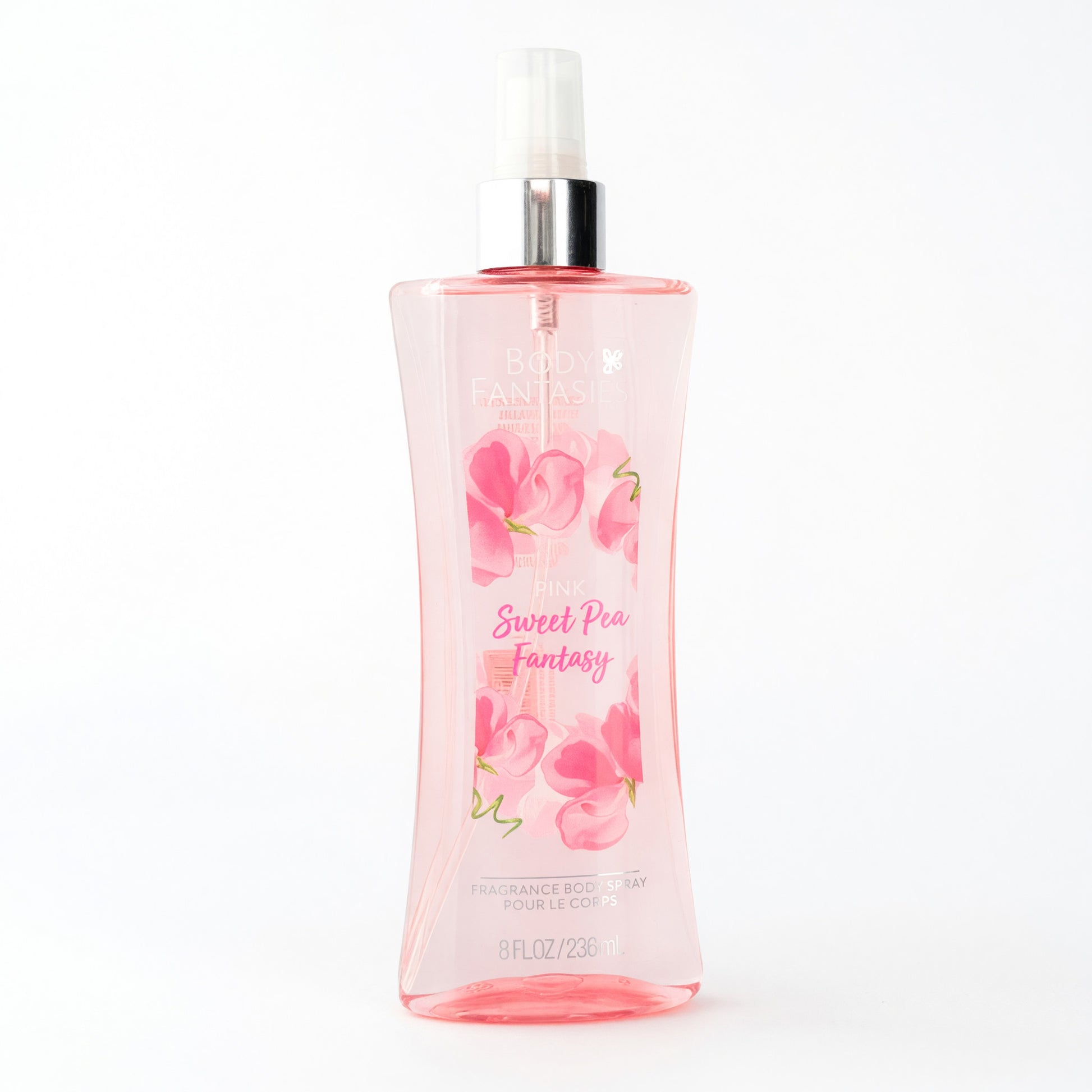 Pink Sweet Pea Fantasy by Body Fantasies, 8oz Fragrance Body Spray women by Parfums De Coeur