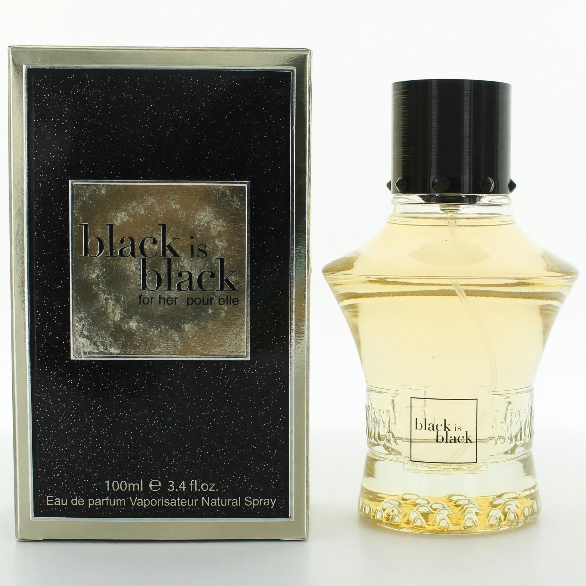 Black is Black for Her by NuParfums, 3.4 oz EDP Spray for Women by nuparfums