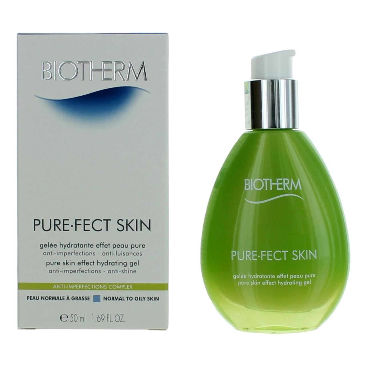 Biotherm Pure-Fect Skin by Biotherm, 1.69oz Pure Skin Effect Hydrating Gel by Biotherm