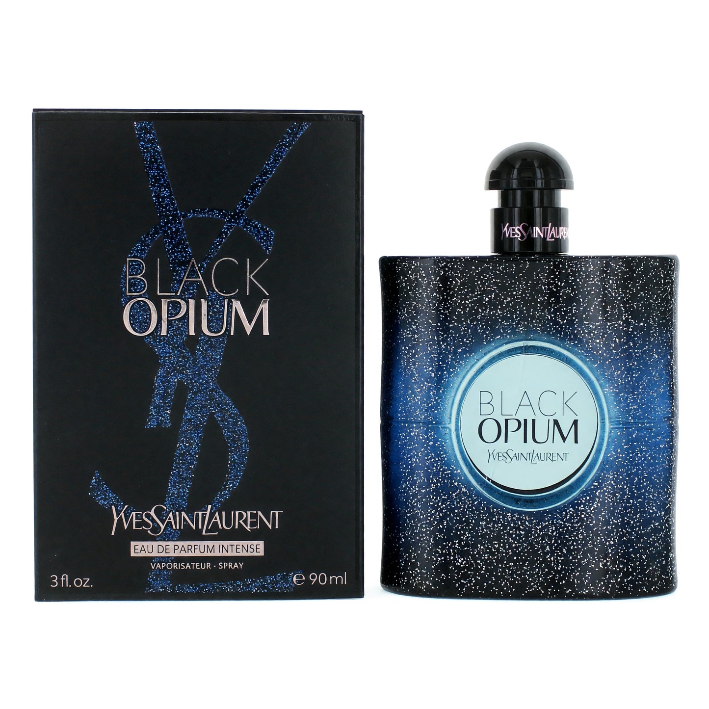 Black Opium by Yves Saint Laurent, 3 oz EDP Intense Spray for Women by Yves Saint Laurent