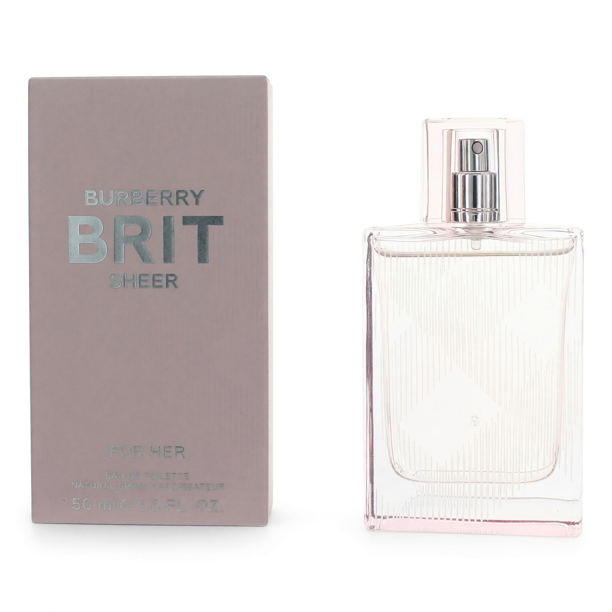 Brit Sheer by Burberry, 1.6 oz EDT Spray for Women by Burberry