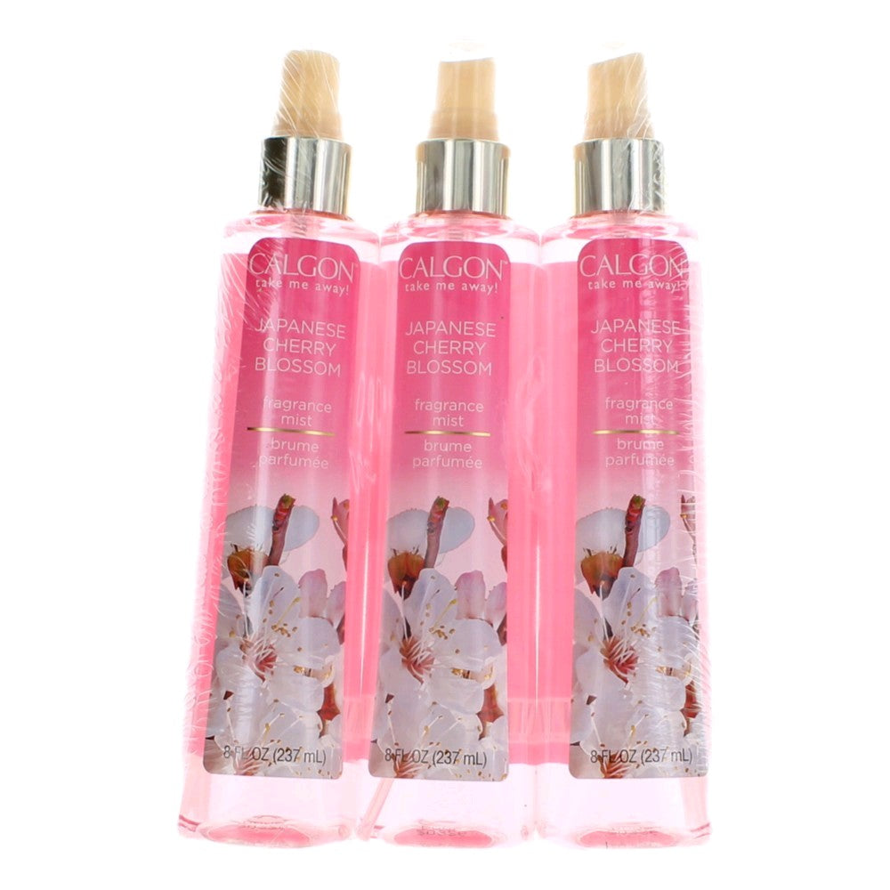 Calgon Japanese Cherry Blossom by Calgon, 3 Pack 8oz Fragrance Mist women by Calgon
