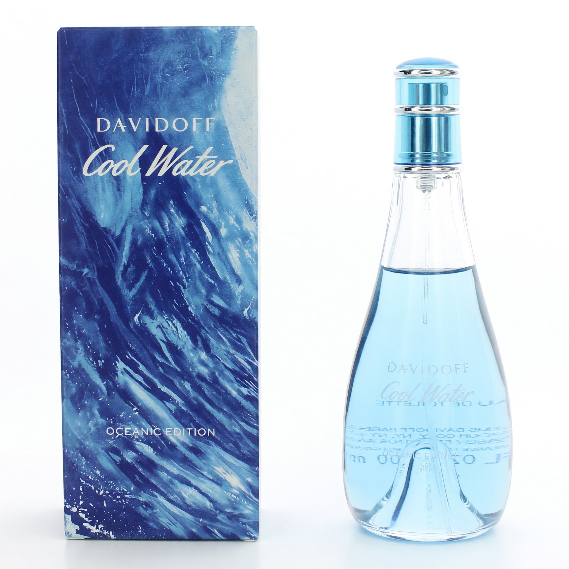 Cool Water Oceanic Edition by Davidoff, 3.3 oz EDT Spray for Women by Davidoff