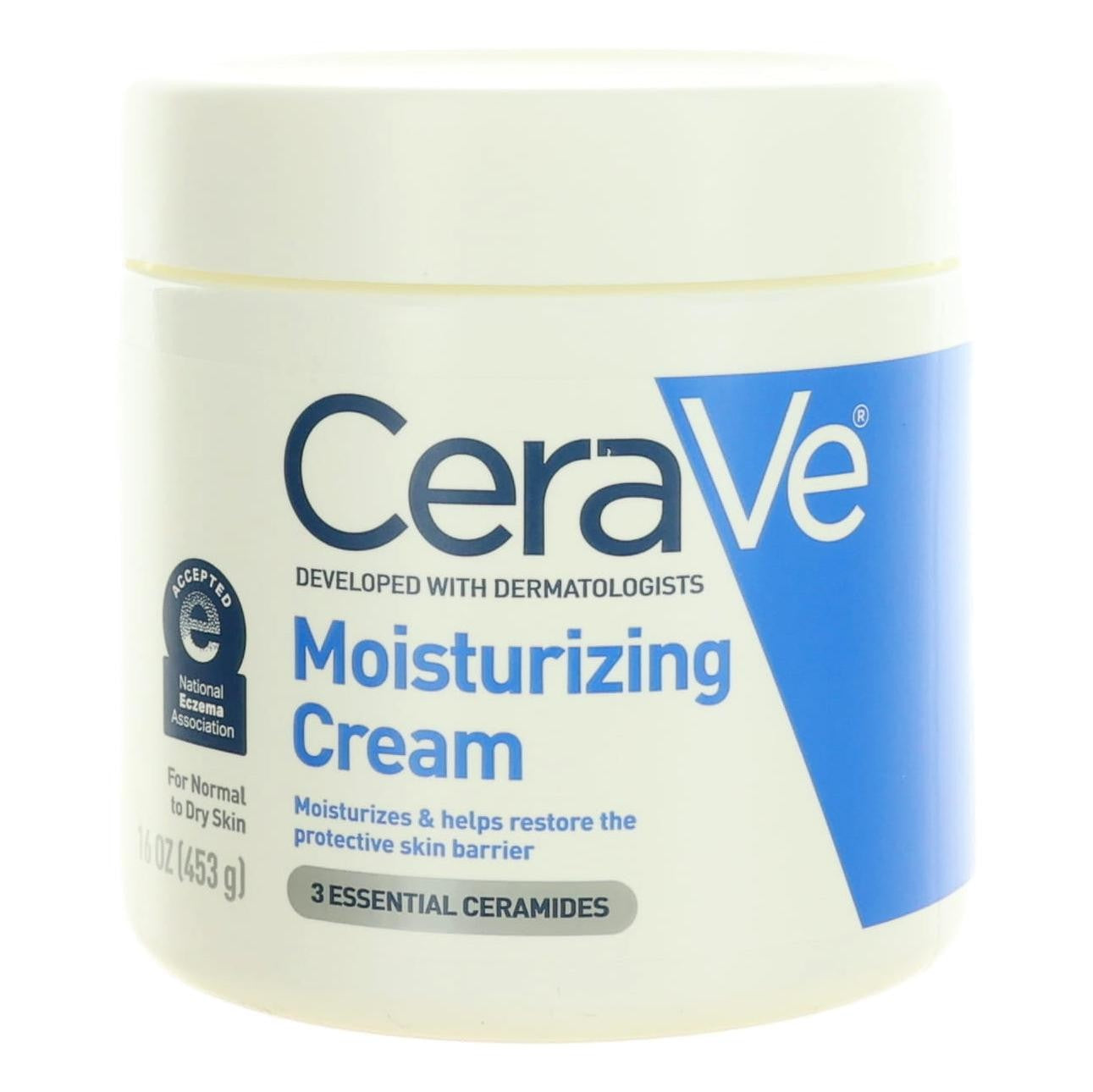 CeraVe Moisturizing Cream, 16oz Face & Body Moisturizer for Normal to Dry Skin by CeraVe