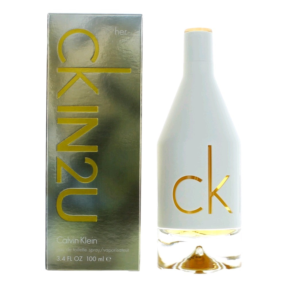 CK IN2U by Calvin Klein, 3.4 oz EDT Spray for Women by Calvin Klein