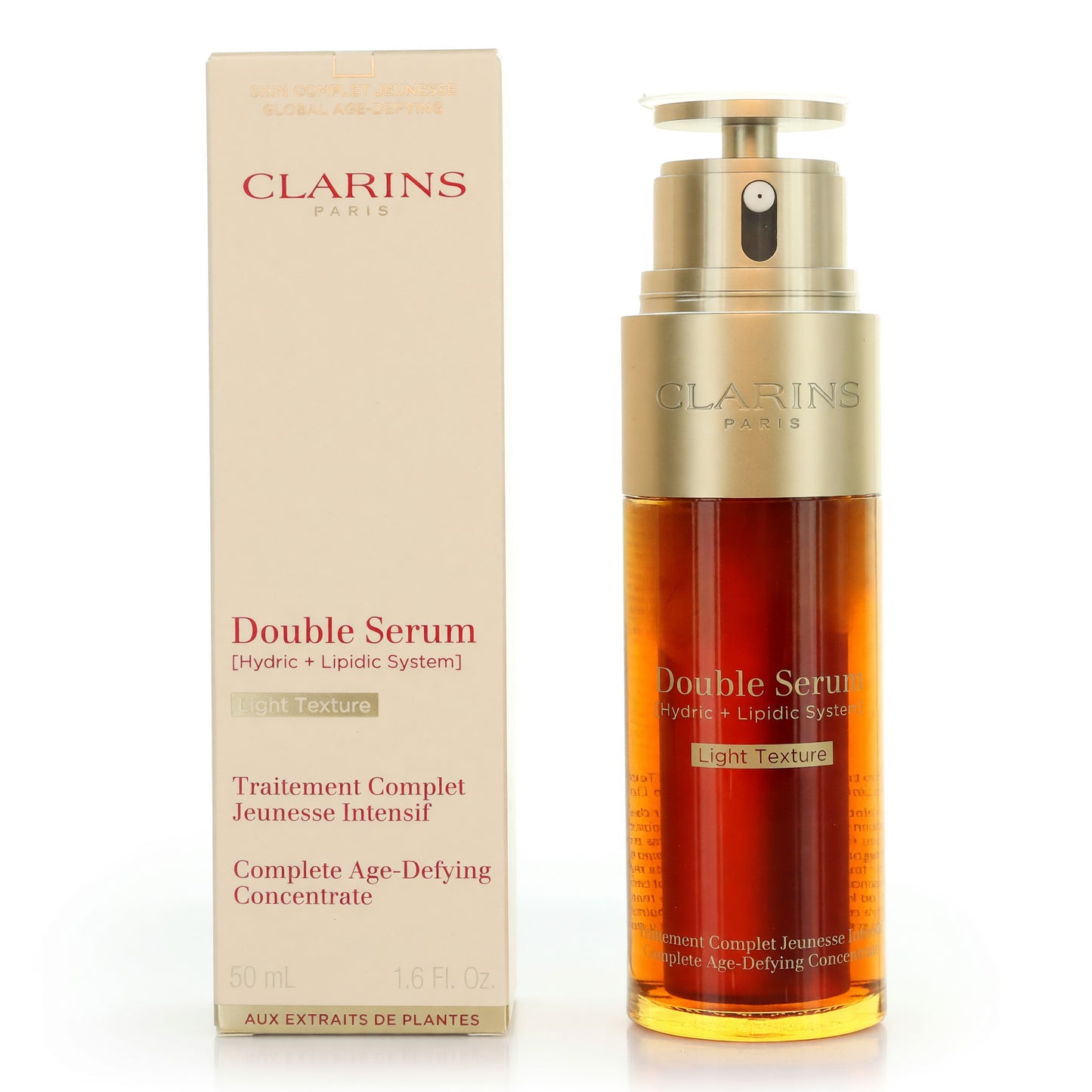 Clarins by Clarins, 1.6 oz Double Serum, Light Texture. by Clarins