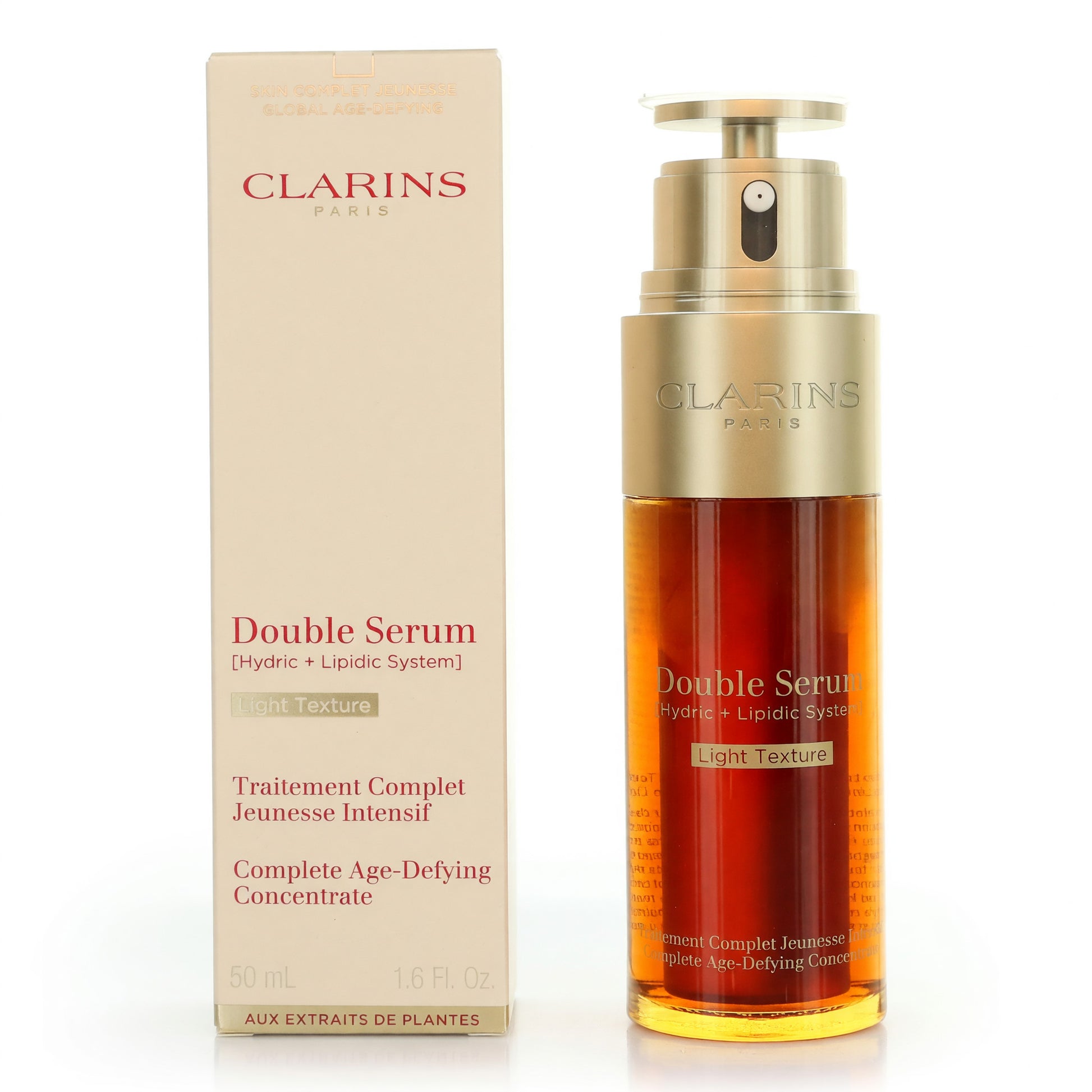 Clarins by Clarins, 1.6 oz Double Serum, Light Texture. by Clarins