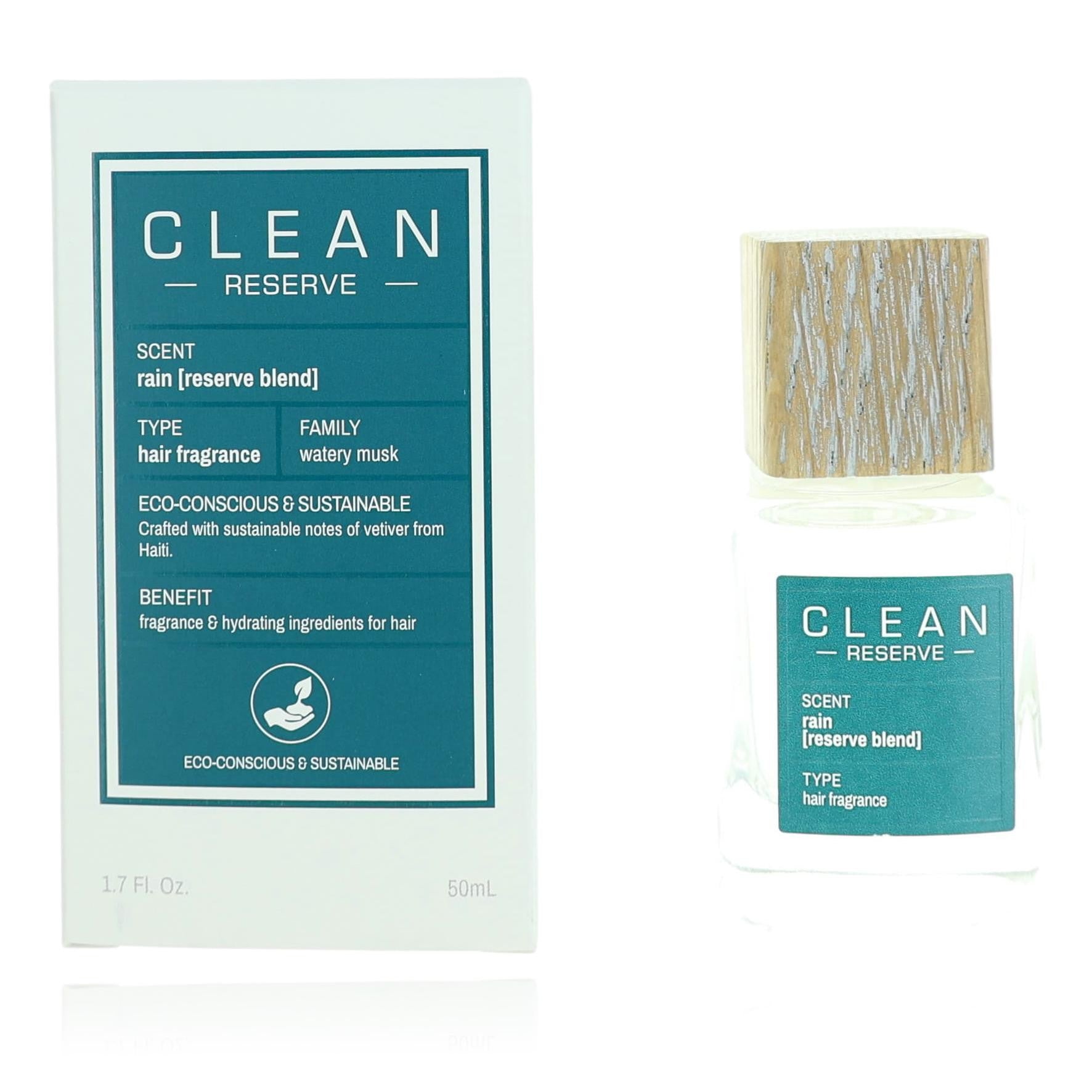 Clean Rain Reserve Blend by D'lish, 1.7 oz Hair Fragrance For Women by DLiSh