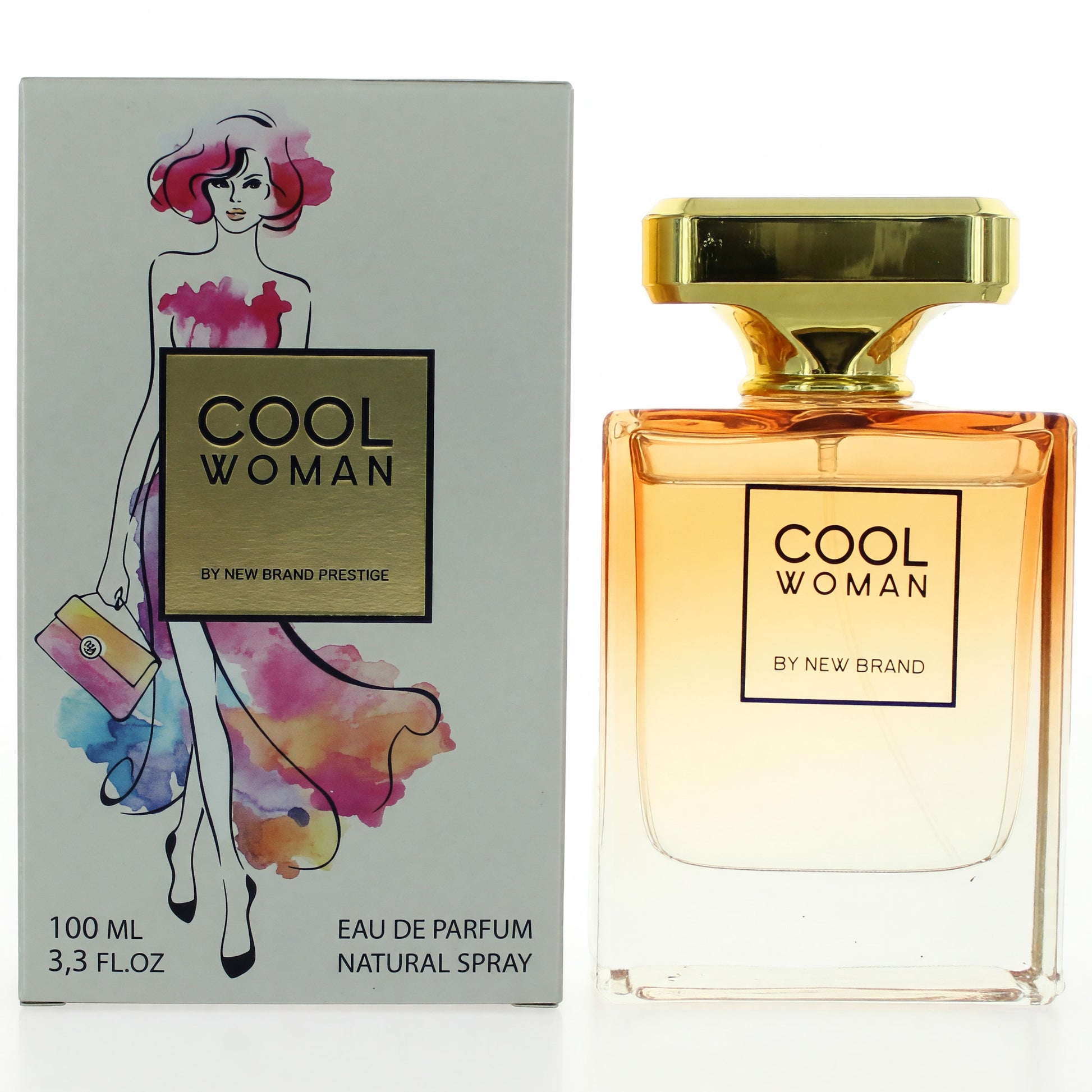 Cool Woman by New Brand, 3.3 oz EDP Spray for Women by New Brand