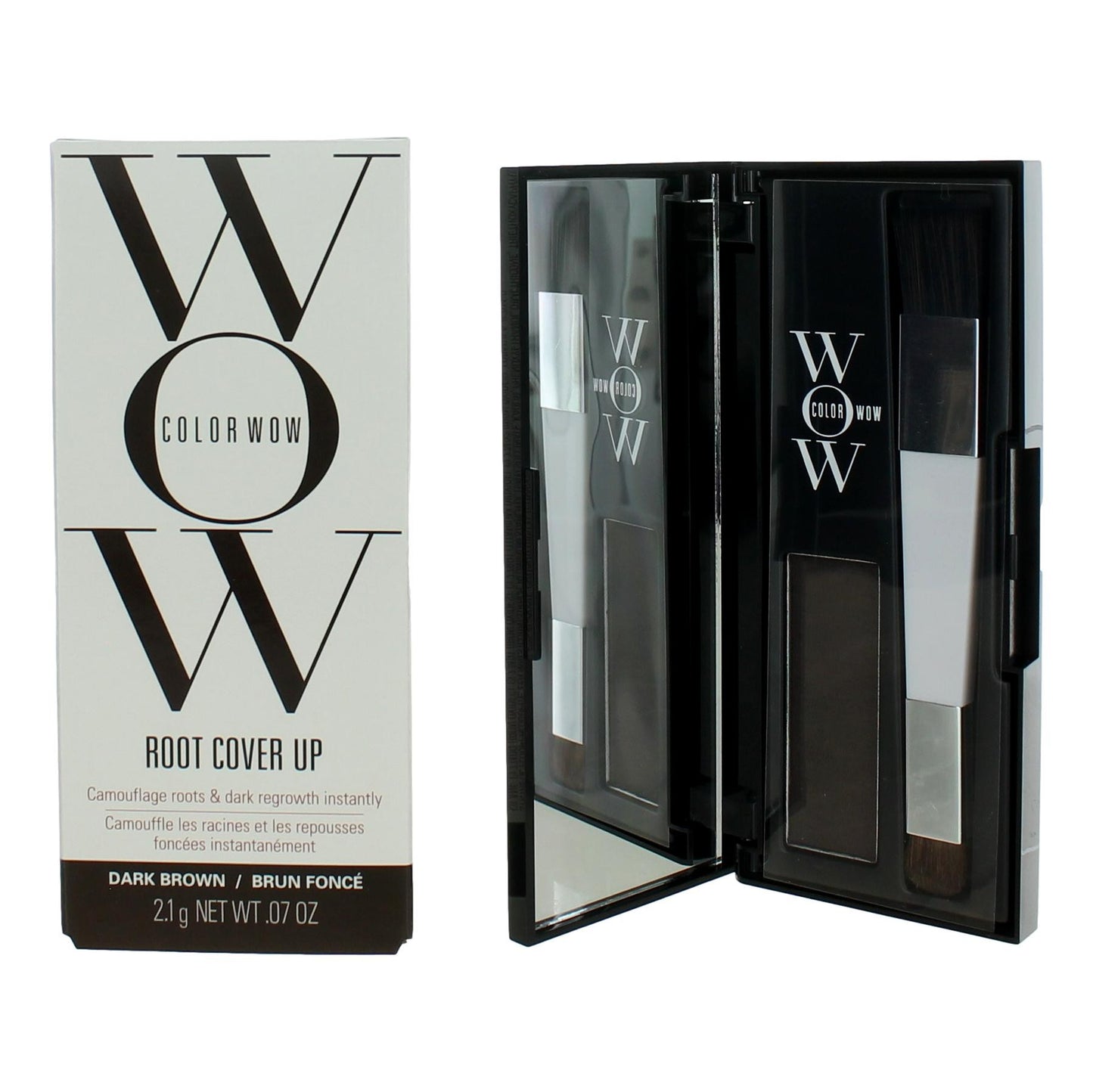 Color Wow Root Cover Up by Color Wow, .07 oz Root Coverup Powder- Dark Brown by Color Wow