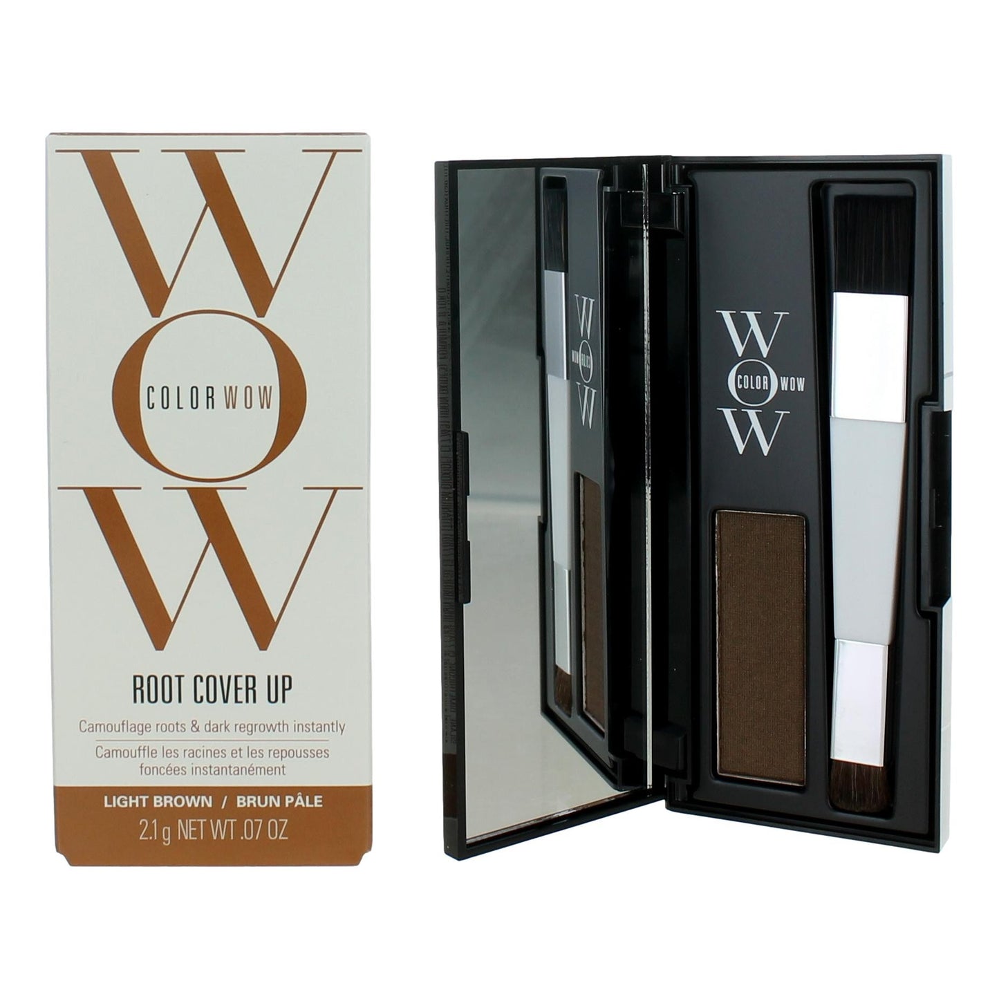 Color Wow Root Cover Up by Color Wow, .07 oz Root Coverup Powder- Light Brown by Color Wow