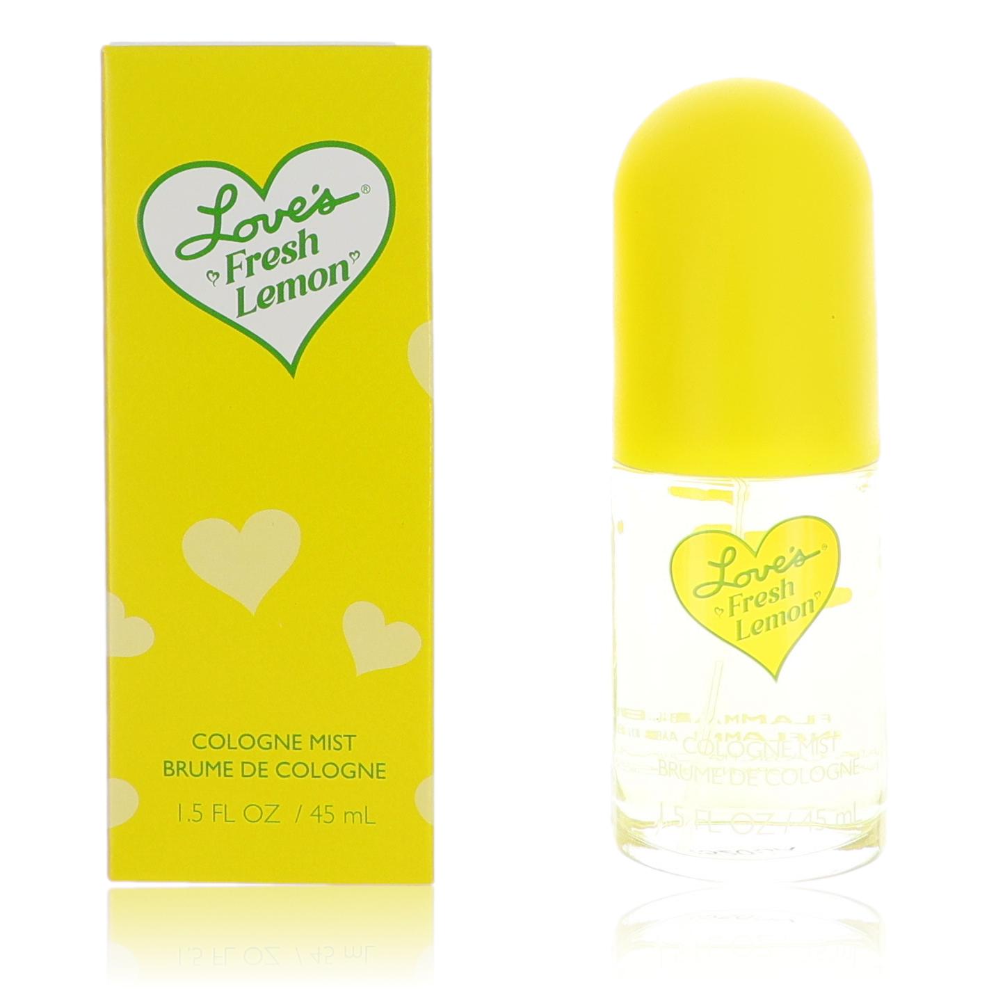 Loves Baby Soft Fresh Lemon by Dana, 1.5oz Cologne Body Mist women by Dana