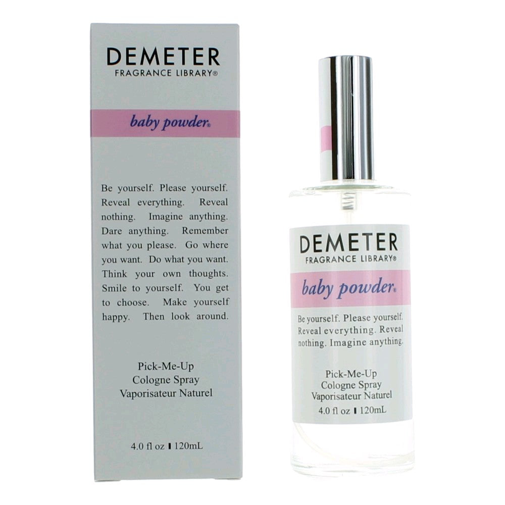 Baby Powder by Demeter, 4 oz Cologne Spray for Unisex by Demeter