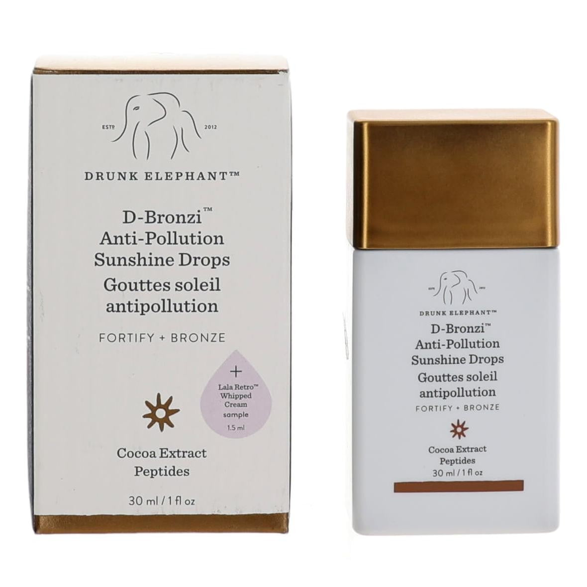 Drunk Elephant D-Bronzi by Drunk Elephant, 1oz Anti-Pollution Sunshine Drops by Drunk Elephant