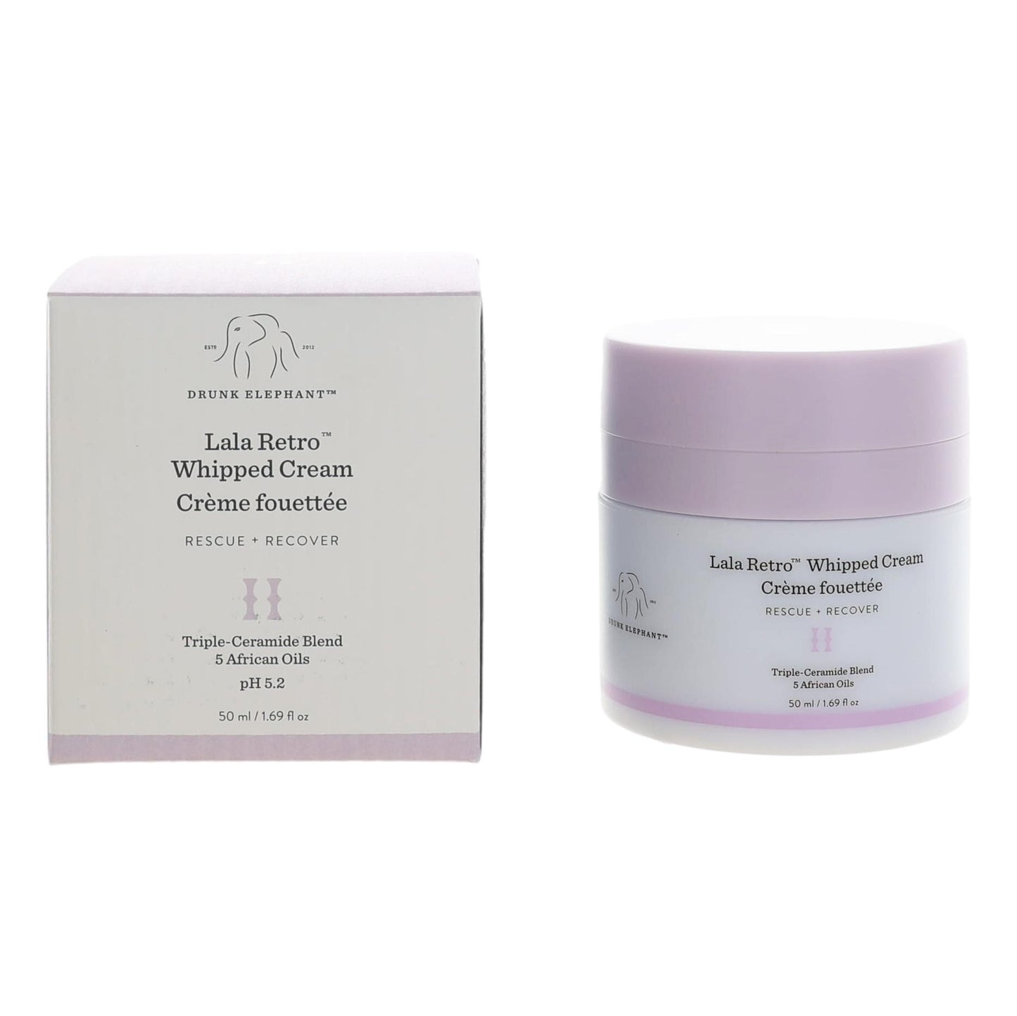 Drunk Elephant Lala Retro Whipped Cream by Drunk Elephant, 1.69oz Face Cream by Drunk Elephant