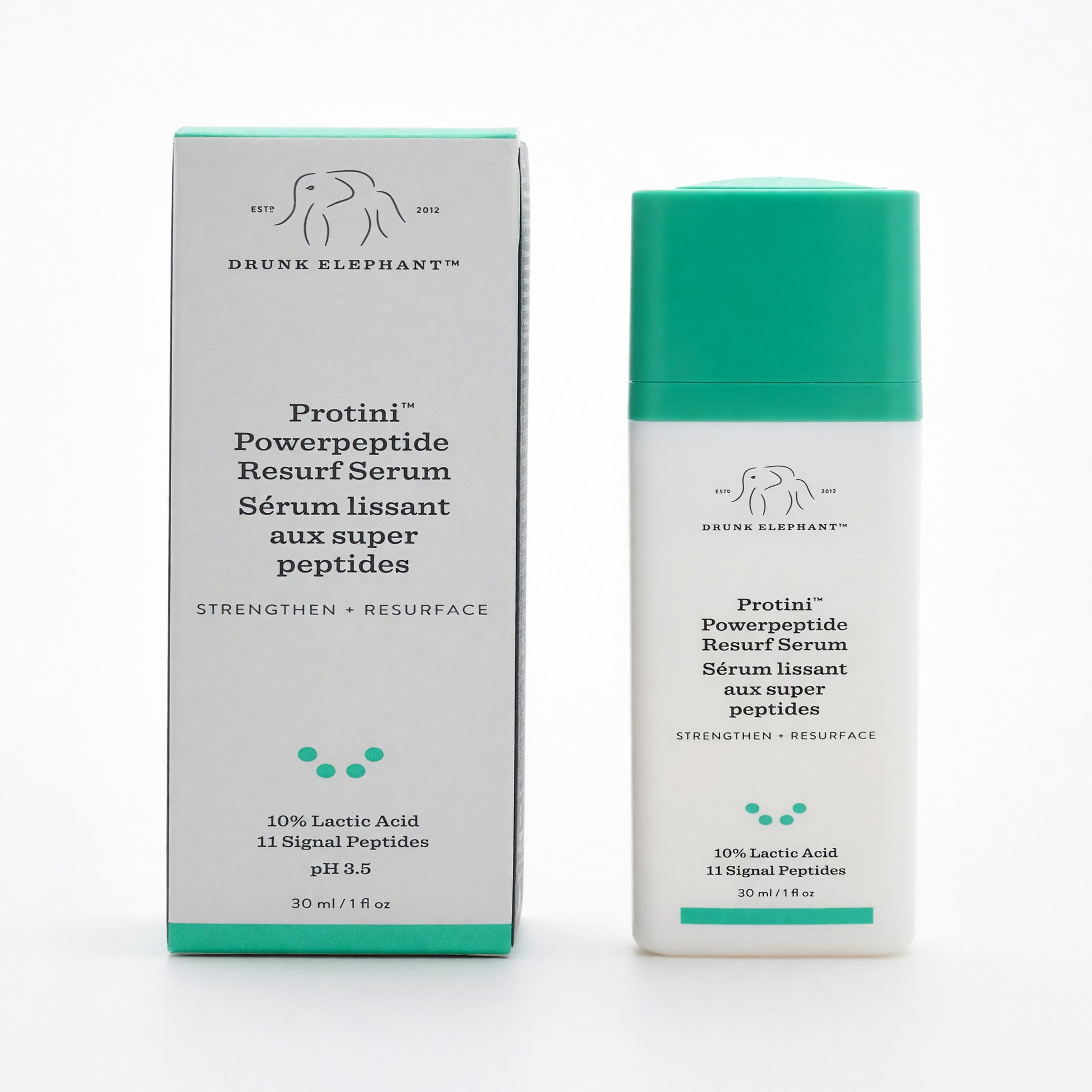 Drunk Elephant Protini Powerpeptide Resurf Serum, 1oz Facial Serum by Drunk Elephant