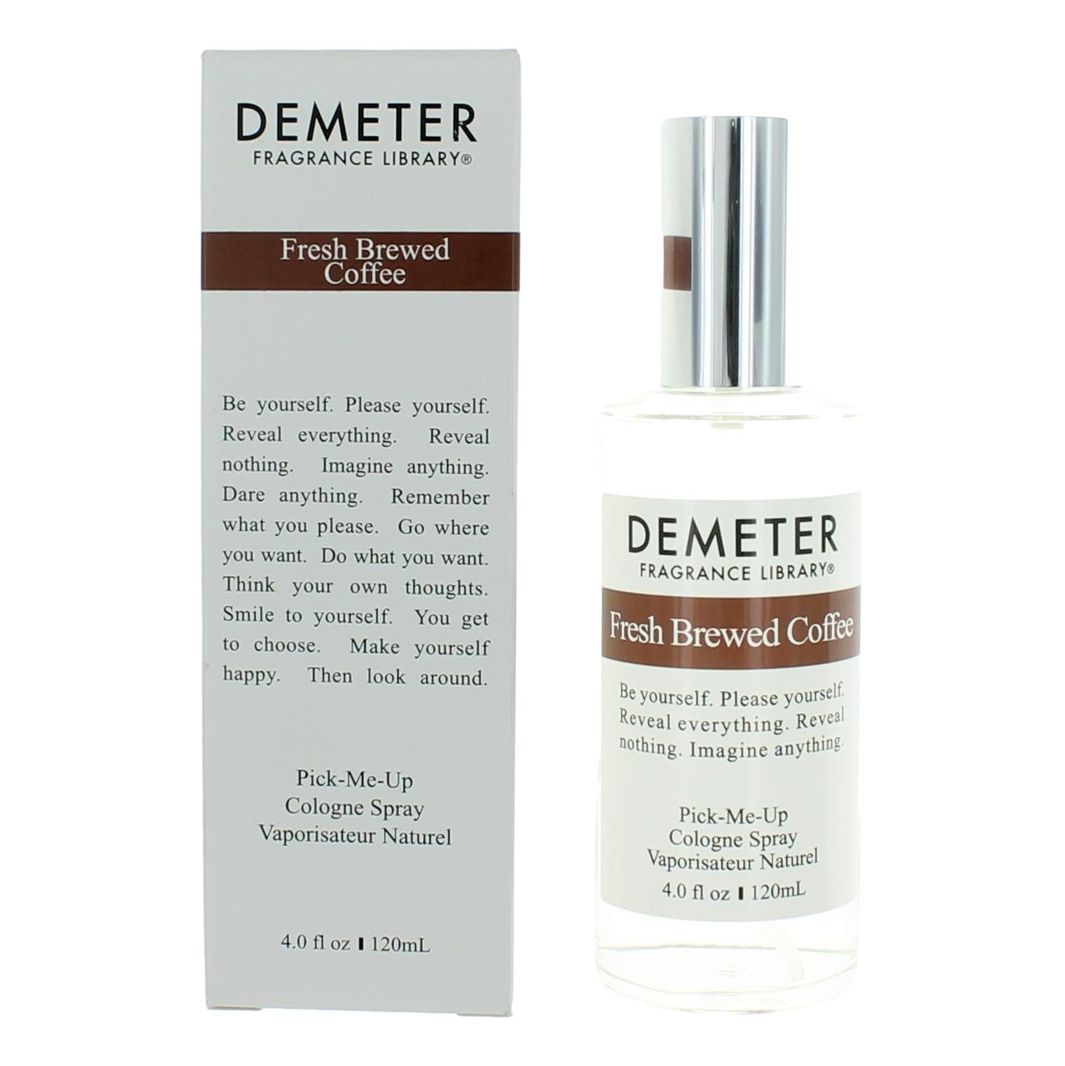Fresh Brewed Coffee by Demeter, 4oz Pick-Me-Up Cologne Spray for Unisex by Demeter