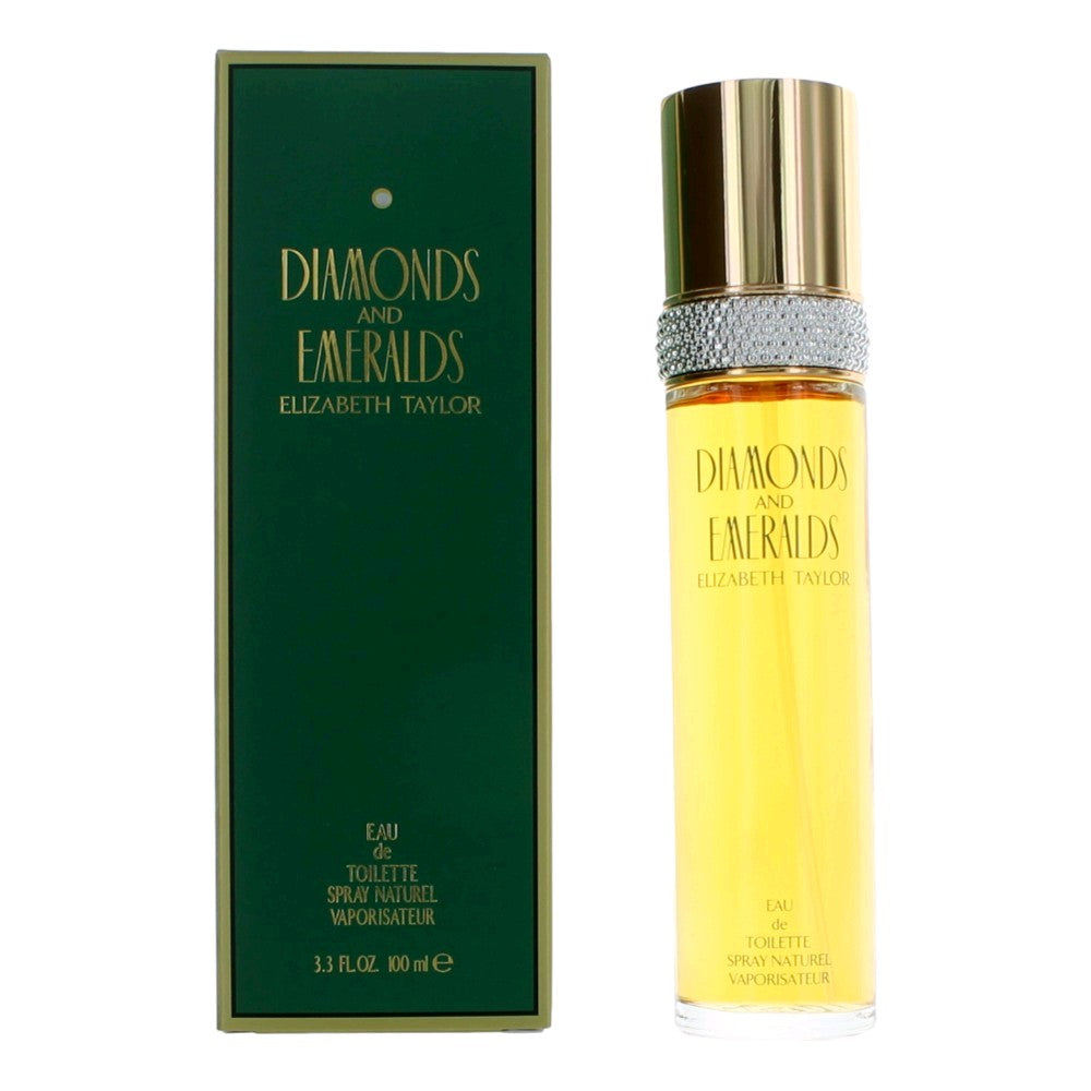 Diamonds & Emeralds by Elizabeth Taylor, 3.3 oz EDT Spray for Women by Elizabeth Taylor