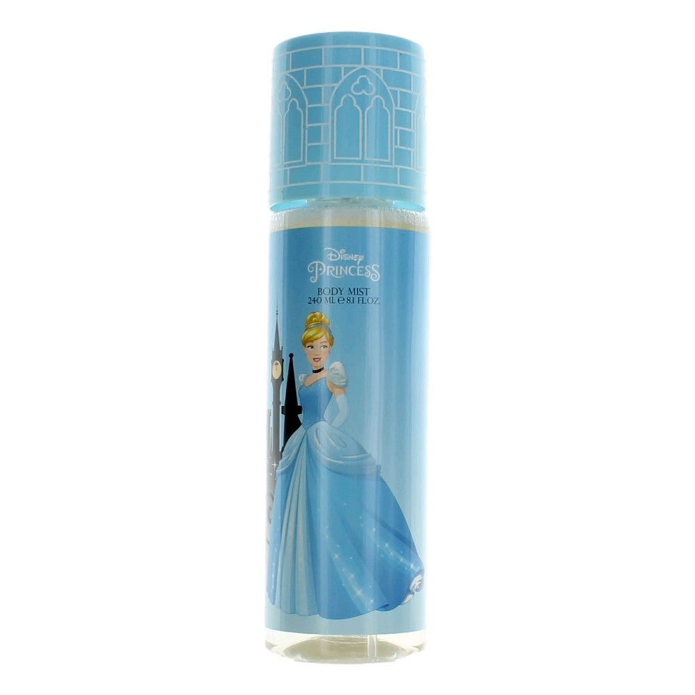 Disney Cinderella Castle by Disney Princess, 8 oz Body Mist for Women by Disney Princess