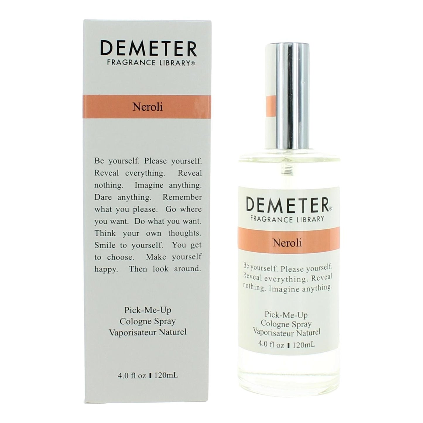Neroli by Demeter, 4 oz Pick-Me-Up Cologne Spray for Unisex by Demeter