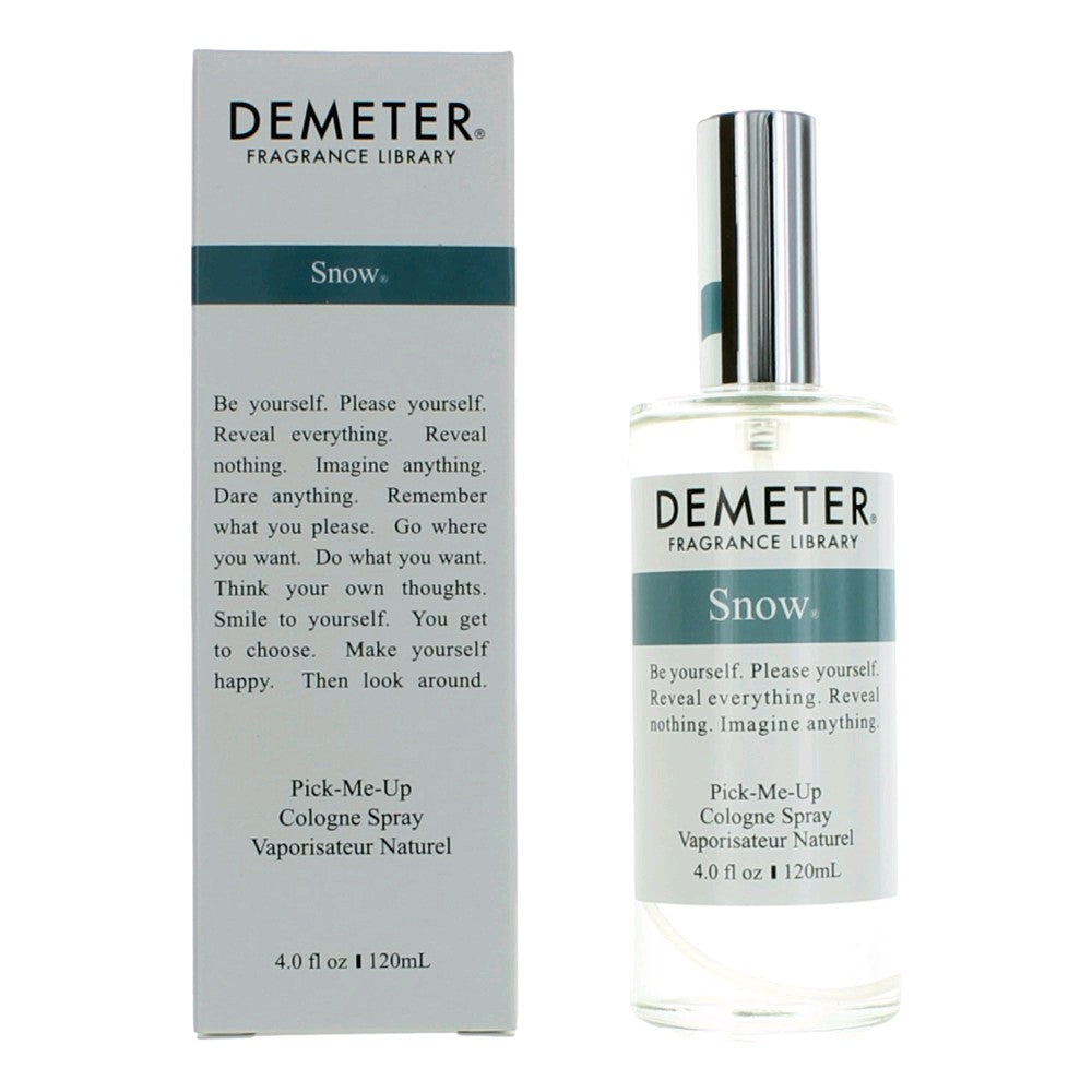 Snow by Demeter, 4 oz Cologne Spray for Unisex by Demeter