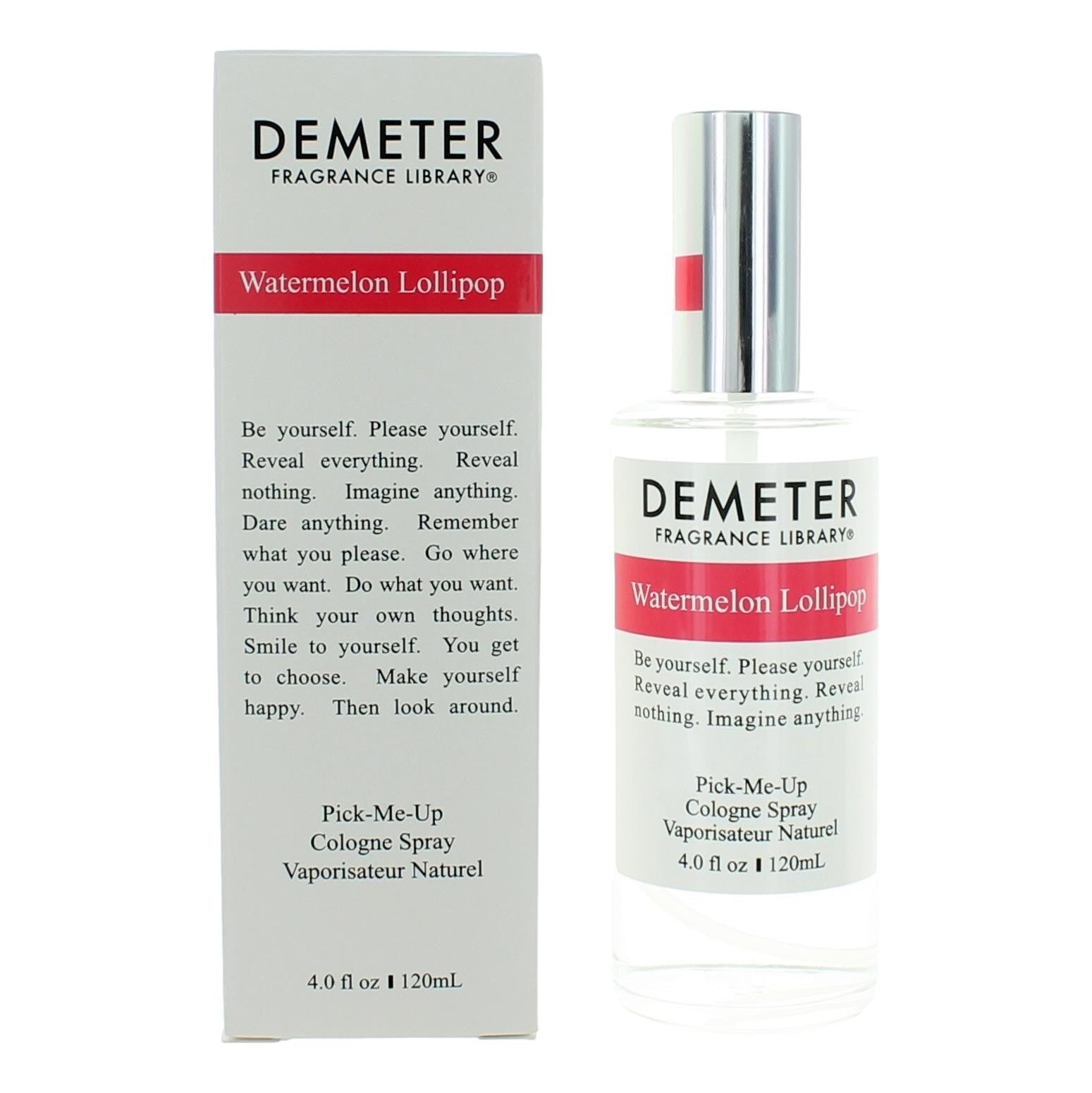 Watermelon Lollipop by Demeter, 4oz Pick-Me-Up Cologne Spray women by Demeter