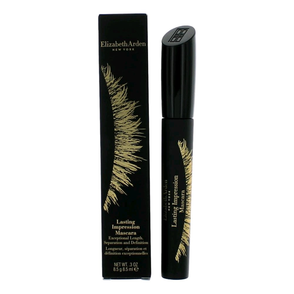 Elizabeth Arden, 0.3oz Lasting Impression Mascara - Lasting Black by Elizabeth Arden