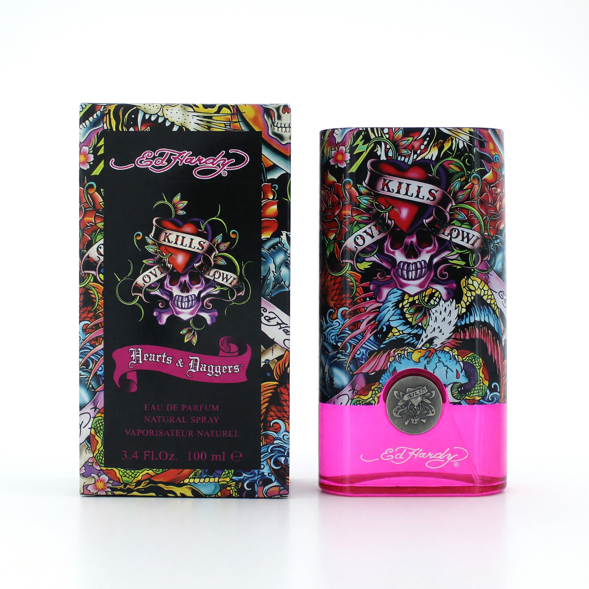 Ed Hardy Hearts & Daggers by Christian Audigier, 3.4oz EDP Spray women by Christian Audigier