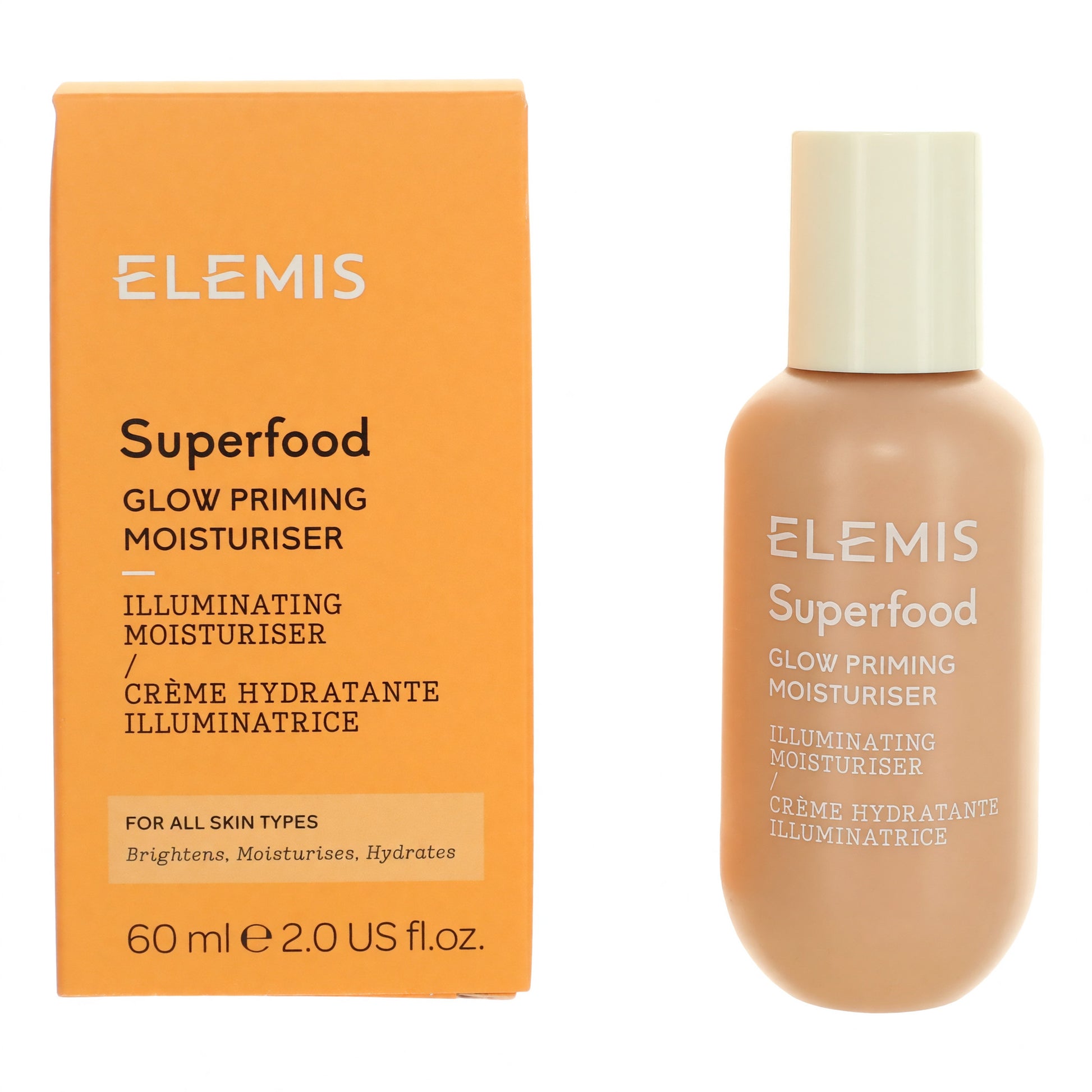 Elemis Superfood Glow Priming Moisturiser, 2oz Illuminating Moisturiser by Elemis