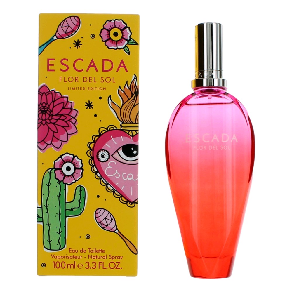 Flor Del Sol by Escada, 3.3 oz EDT Spray for Women by Escada