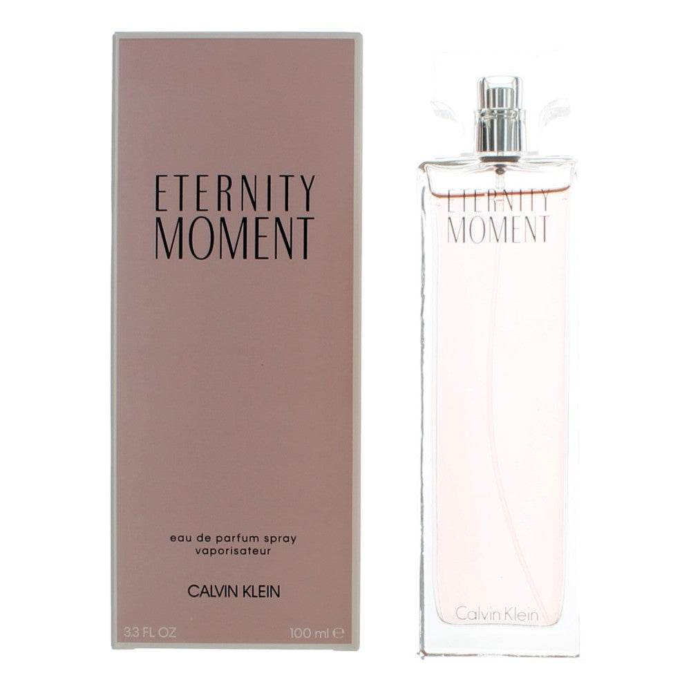 Eternity Moment by Calvin Klein, 3.3 oz EDP Spray for Women by Calvin Klein
