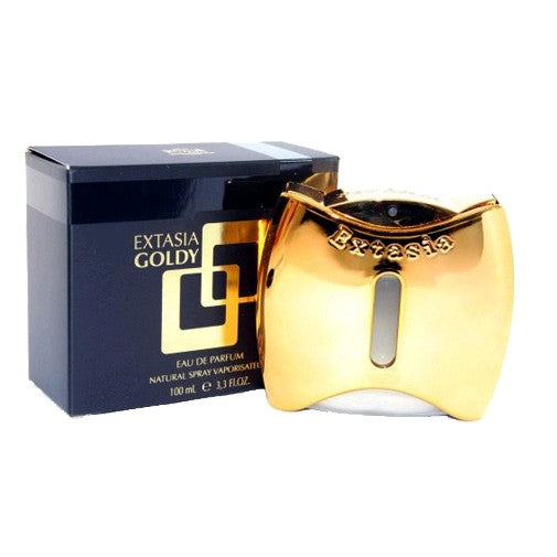 Extasia Goldy by New Brand, 3.4 oz EDP Spray for Women by New Brand