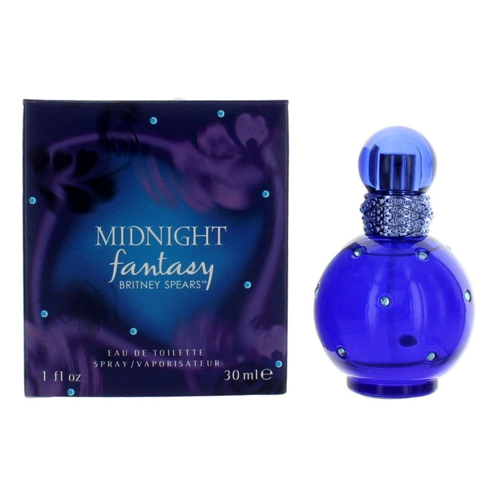 Fantasy Midnight by Britney Spears, 1 oz EDT Spray for Women by Britney Spears
