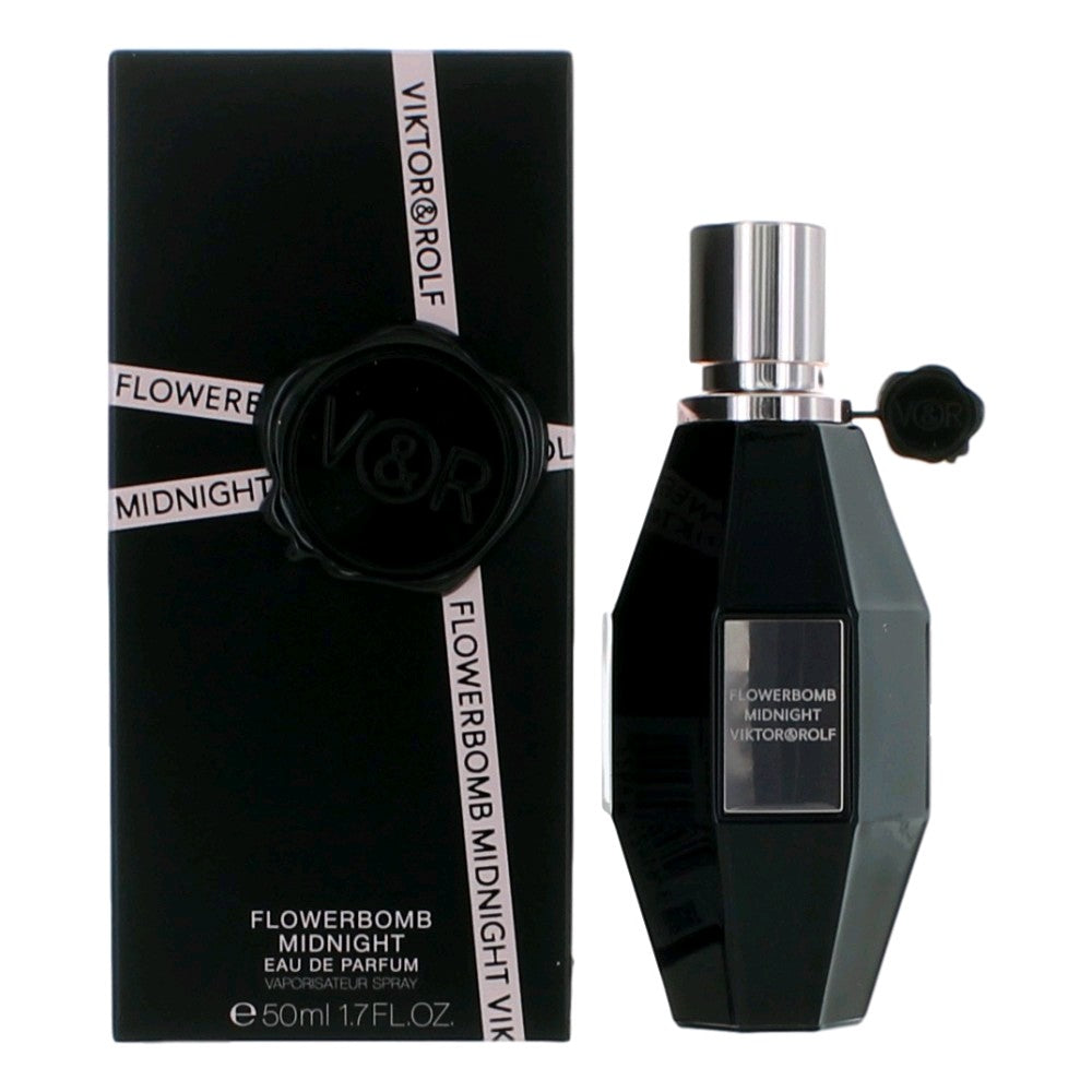 Flowerbomb Midnight by Viktor & Rolf, 1.7 oz EDP Spray for Women by Viktor & Rolf