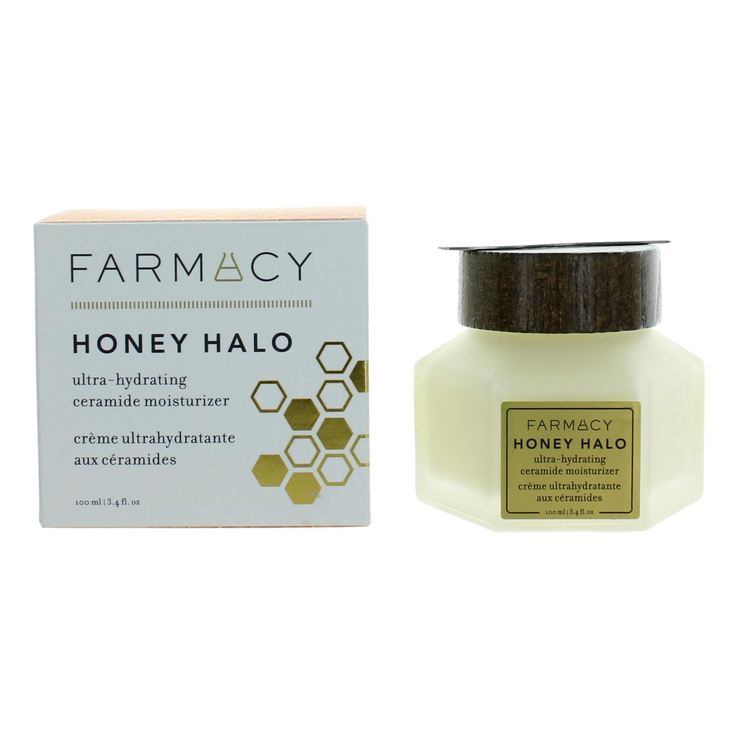 Farmacy Honey Halo by Farmacy, 3.4oz Ultra-Hydrating Ceramide Moisturizer by Farmacy